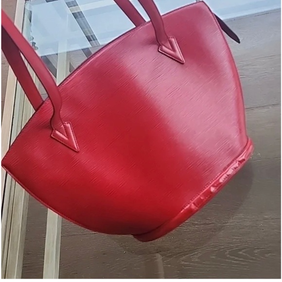LOUIS VUITTON ❤️  red tote bag in excellent condition. Clean interior - Picture 1 of 14